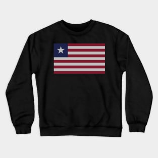 Liberia flag Crewneck Sweatshirt